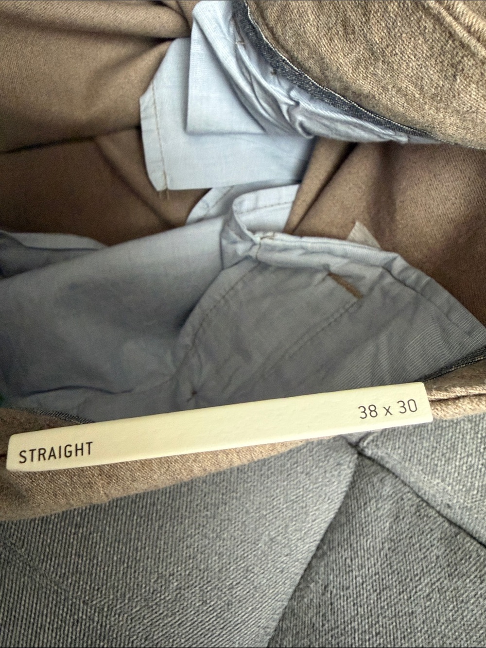 Hawker Rye Men's Brown Classic Straight Chino Pants - Picture 9 of 15